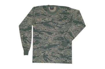 Image of Fox Outdoor Long Sleeve T-Shirt - Men's, 3XL, Gray/Green, 64-372 XXXL