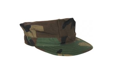 Image of Fox Outdoor Marine Cap, Woodland Camo, Extra Small, 74-143 XS