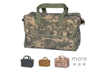Image of Fox Outdoor Mechanic's Tool Bag w/ Brass Zipper, Army Digital, Black, Coyote, Digital Desert, Digital Woodland, Olive Drab