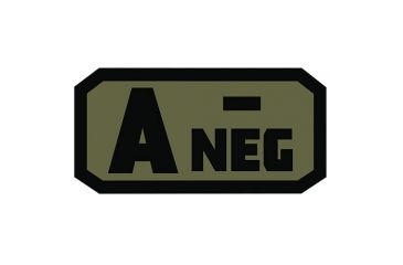 Image of Fox Outdoor Medical and Morale Patches, A Neg - Black/Olive Drab, 84P-041