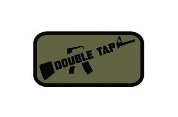 Image of Fox Outdoor Medical and Morale Patches, Double Tap - Olive Drab, 84P-120
