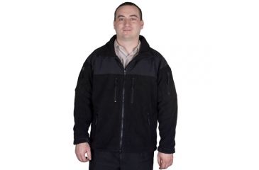 Image of Fox Outdoor Mens Enhanced Fleece Tactical Jacket, Black, XL 099598657130