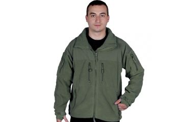 Image of Fox Outdoor Mens Enhanced Fleece Tactical Jacket, Olive Drab, M 099598657017