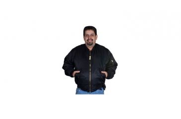 Image of Fox Outdoor Mens MA-1 Flight Jacket, Black, 4XL 099598070113