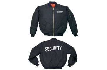 Image of Fox Outdoor Mens MA-1 Flight Jacket, Black, 6XL 099598090111
