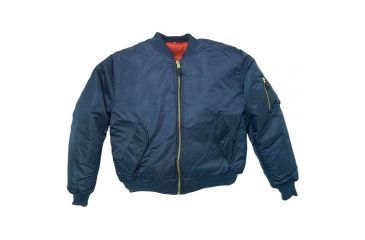 Image of Fox Outdoor Mens MA-1 Flight Jacket, Navy, S 099598016142