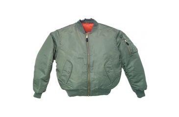 Image of Fox Outdoor Mens MA-1 Flight Jacket, Sage, XL 099598046019