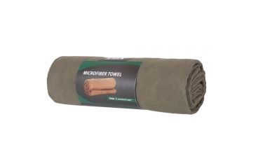 Image of Fox Outdoor Microfiber Towel, Olive, Large, 36-50