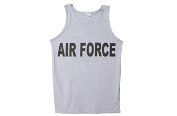 Image of Fox Outdoor Military Branch Imprinted Tank Top, Air Force - Heather Grey, 3XL, 64-701 XXXL