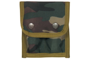 Image of Fox Outdoor Nylon 9mm Double Clip Pouch, Woodland Camo 099598574956