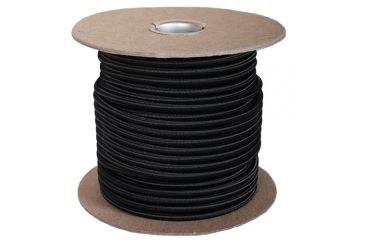Image of Fox Outdoor Nylon Shock Chord, Black, 1/4in, 82-471