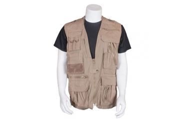 Image of Fox Outdoor Photo Journalists Vest, Khaki, Small, 65-45 S