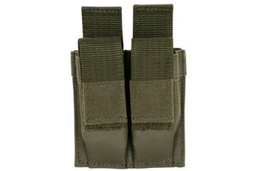 Image of Fox Outdoor Pistol Quick Deploy Dual Mag Pouch, Olive Drab 099598575502