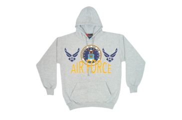 Image of Fox Outdoor Pullover Hoodie Sweatshirt, Air Force Seal - Grey, Large, 64-8715 L