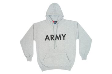 Image of Fox Outdoor Pullover Hoodie Sweatshirt, Army - Heather Grey, Large, 64-841 L