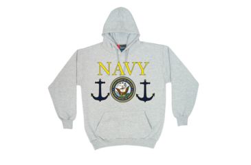 Image of Fox Outdoor Pullover Hoodie Sweatshirt, Navy Seal - Grey, Large, 64-8616 L