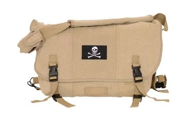 Image of Fox Outdoor Retro Courier Shoulder Bag, Khaki, Jolly Roger 099598430870