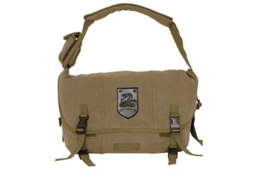 Image of Fox Outdoor Retro Courier Shoulder Bag, Olive Drab, Dont Tread On Me 099598430801