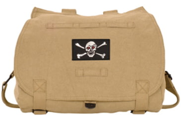Image of Fox Outdoor Retro Hungarian Shoulder Bag, Khaki, Jolly Roger 099598430979