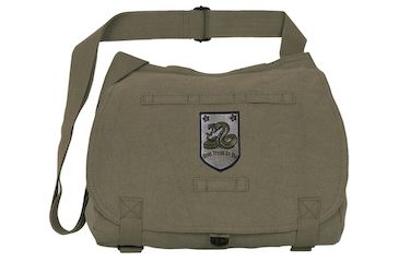 Image of Fox Outdoor Retro Hungarian Shoulder Bag, Olive Drab, Dont Tread On Me 099598430900