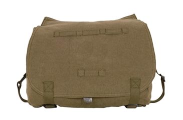 Image of Fox Outdoor Retro Hungarian Shoulder Bag, Olive Drab, No Patch 099598430917