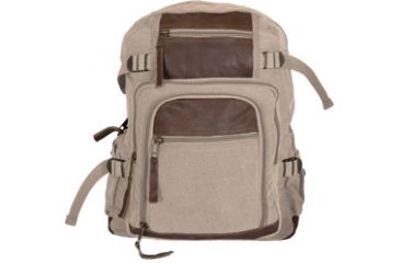 Image of Fox Outdoor Retro Londoner Commuter Daypack, Khaki 099598434458