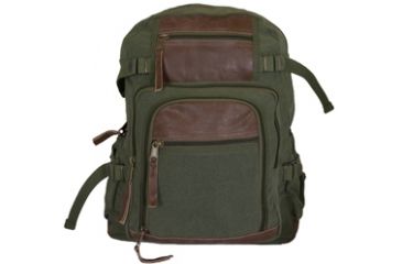 Image of Fox Outdoor Retro Londoner Commuter Daypack, Olive Drab 099598434403