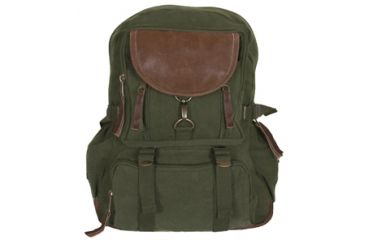 Image of Fox Outdoor Retro Parisian City Daypack, Olive Drab 099598435509