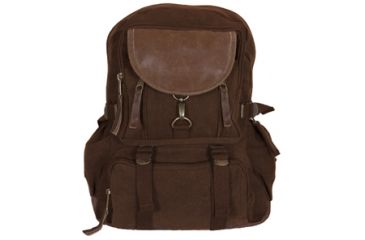 Image of Fox Outdoor Retro Parisian City Daypack, Vintage Brown 099598435585