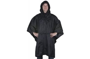 Image of Fox Outdoor Ripstop Poncho, Black 099598215514