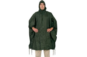 Image of Fox Outdoor Ripstop Poncho, Olive Drab 099598215507