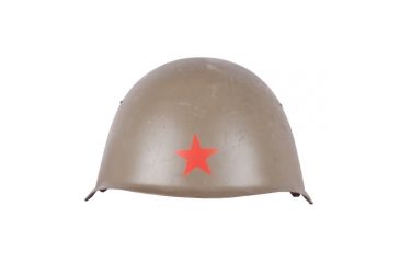 Image of Fox Outdoor Russian Army M52 Steel Helmet Used - Olive Drab 94-130