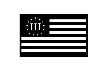 Image of Fox Outdoor States Patches, Betsy Ross III Black &amp; Grey, 84P-572