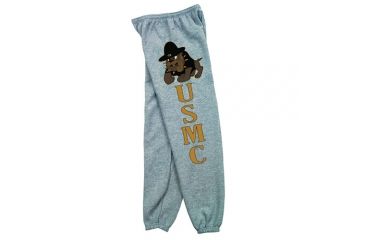 Image of Fox Outdoor Sweatpants, Marines Bulldog - Grey, Large, 64-7661 L