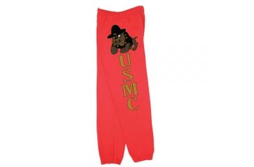 Image of Fox Outdoor Sweatpants, Marines Bulldog - Red, Large, 64-768 L
