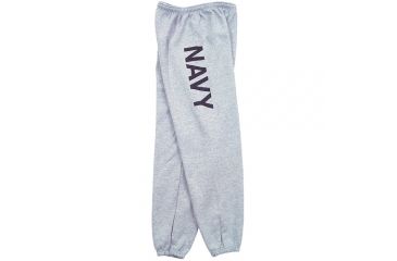 Image of Fox Outdoor Sweatpants, Navy - Heather Grey, Medium, 64-77 M