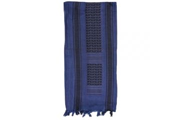 Image of Fox Outdoor Tactical Shemagh, Dark Blue and Black, 79-150