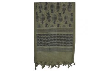 Image of Fox Outdoor Tactical Shemagh, Grenade - Black and Olive Drab 099598791407