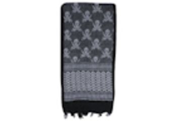 Image of Fox Outdoor Tactical Shemagh, Skulls - Black 099598791216
