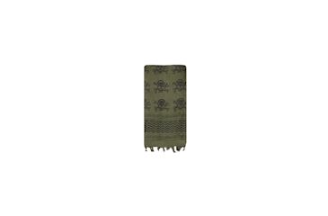 Image of Fox Outdoor Tactical Shemagh, Skulls - Olive Drab 099598791209