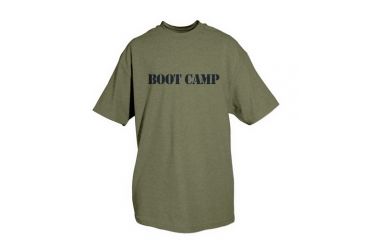 Image of Fox Outdoor Themed One-Sided Imprinted T-Shirts, Boot Camp / Olive Drab, Large, 64-552 L
