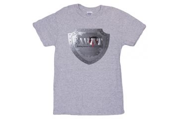 Image of Fox Outdoor Themed One-Sided Imprinted T-Shirts, SWAT / Heather Grey, Large, 63-616 L
