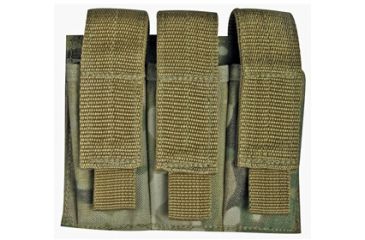 Image of Fox Outdoor Triple Pistol Mag Pouch, Multicam 099598575533