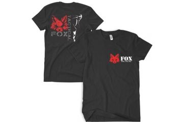 Image of Fox Outdoor Two-Sided Imprinted T-Shirt, Fox Tactical Soldier Face - Black, Large, 63-493 L