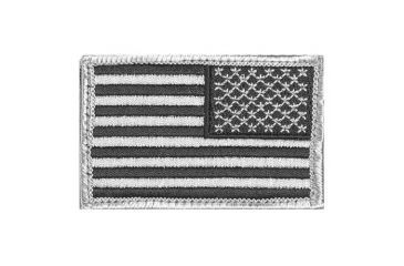 Image of Fox Outdoor USA Flag Patch, Silver Grey/Black Right Face, 84P-879