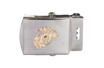 Image of Fox Outdoor USMC Belt Buckle, Nickel Roller, 44-072