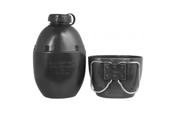 Image of Fox Outdoor Water Bottle and Mug Standard, Black, 33-21