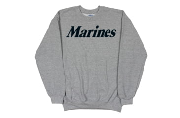 Image of Fox Outdoor Youths Sweatshirt, Marines - Heather Grey, Large, 64-6535 L