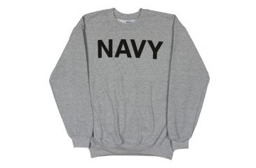 Image of Fox Outdoor Youths Sweatshirt, Navy - Heather Grey, Large, 64-6525 L