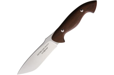 Image of Fox Retribution Scout Knife, 5.13 satin finish Bohler N690 stainless blade, Ziricote wood handle, 02FX153